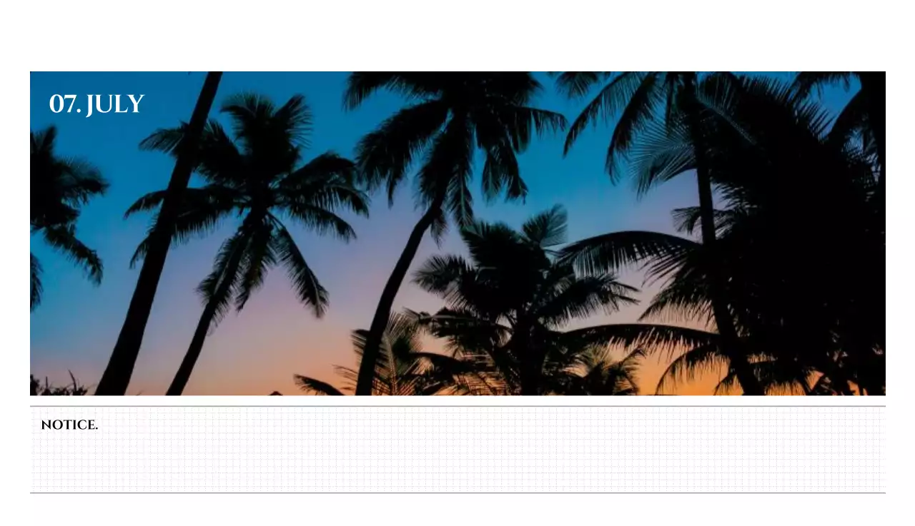 흑백 감성적인 여행 사진 컨셉의 심플한 스타일 벽걸이 달력