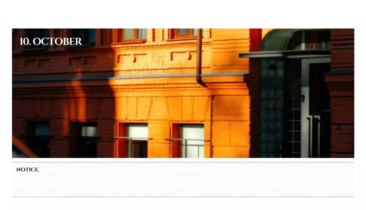 흑백 감성적인 여행 사진 컨셉의 심플한 스타일 벽걸이 달력