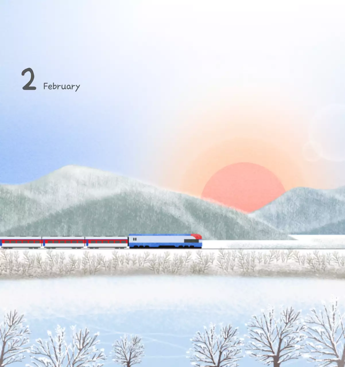 포근한 일러스트가 인상적인 귀여운 달력