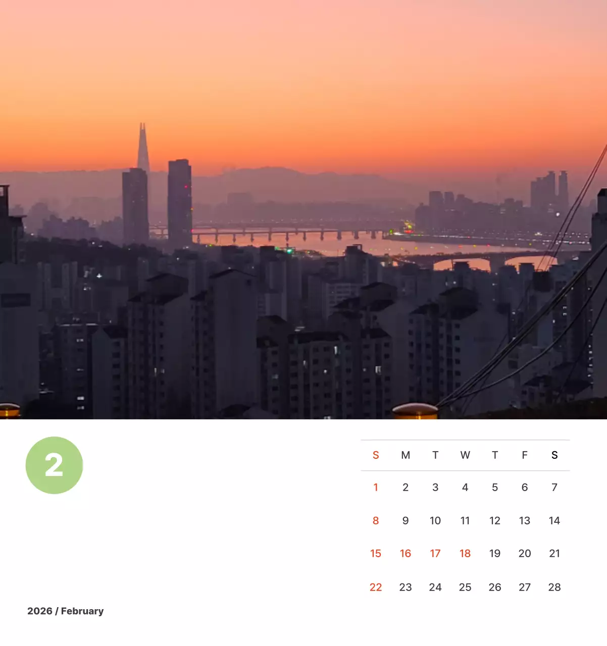 파스텔 컬러의 따뜻한 풍경 사진