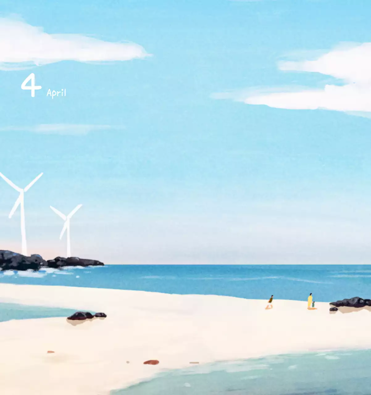 포근한 일러스트가 인상적인 귀여운 달력