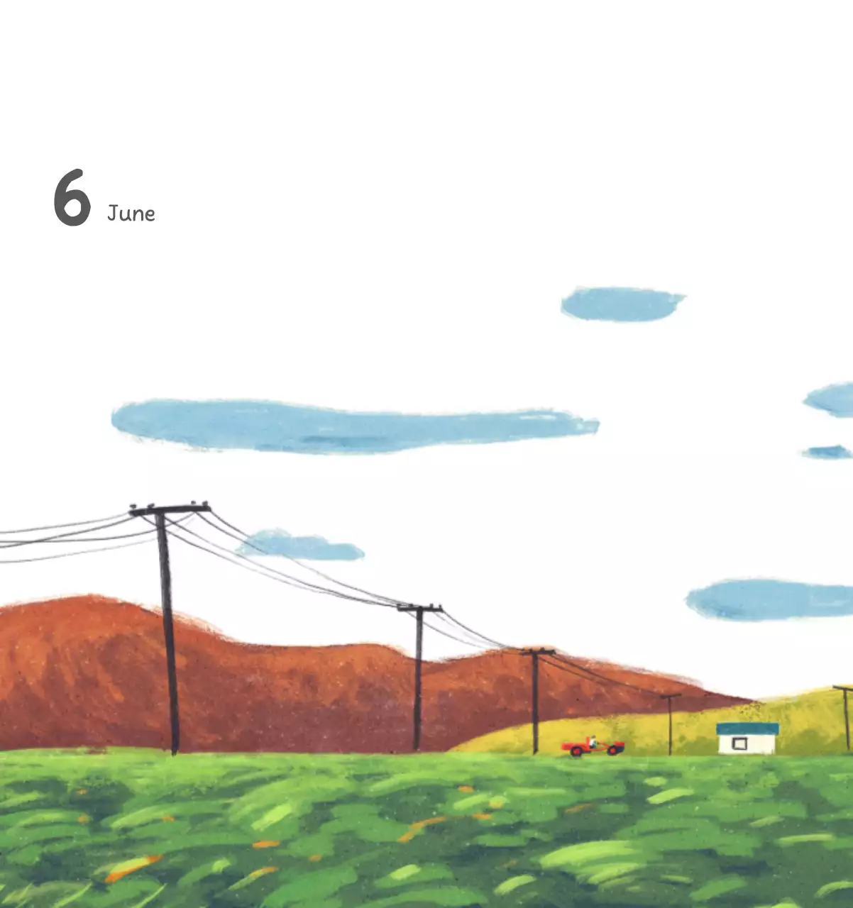 포근한 일러스트가 인상적인 귀여운 달력