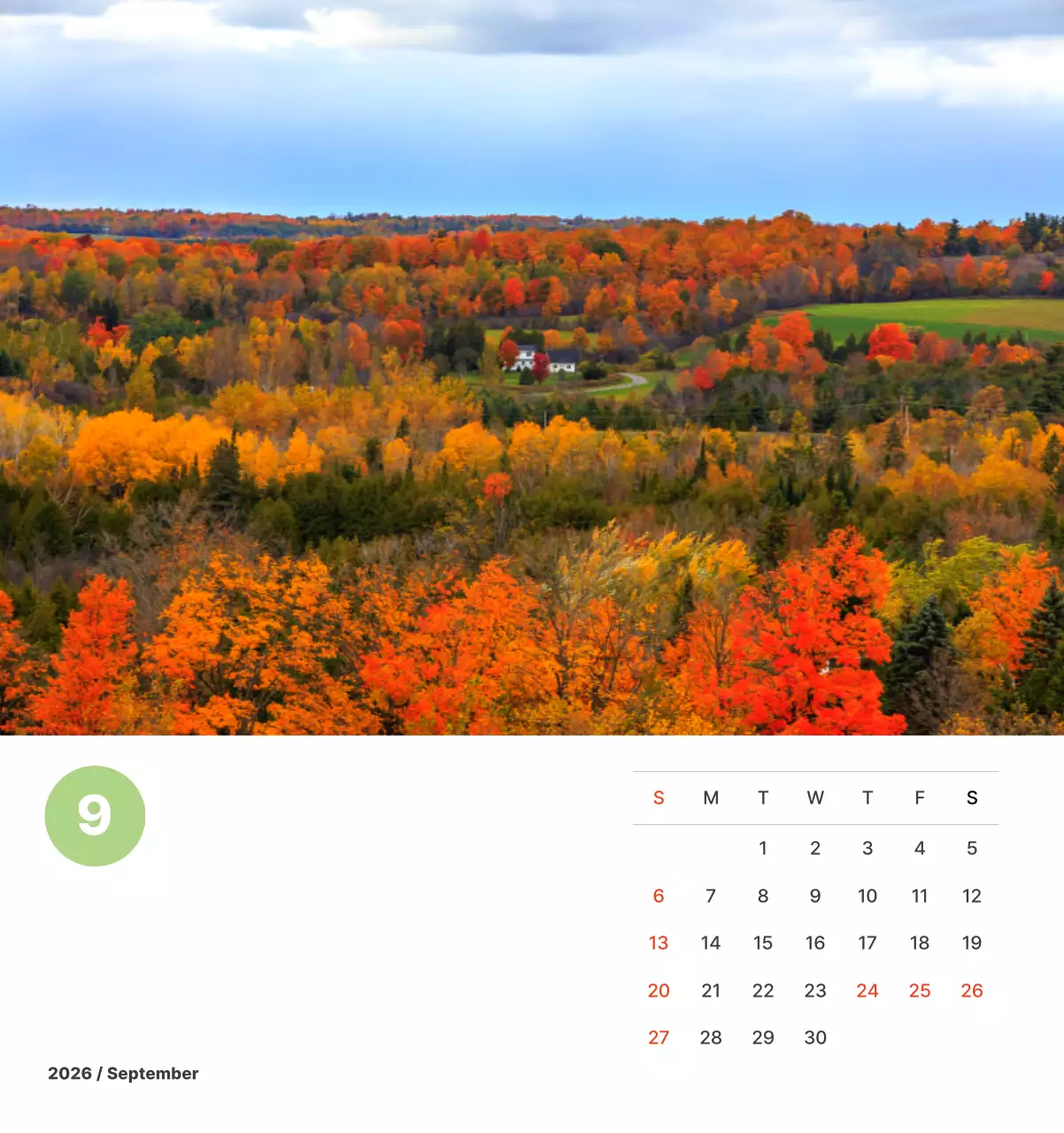 파스텔 컬러의 따뜻한 풍경 사진