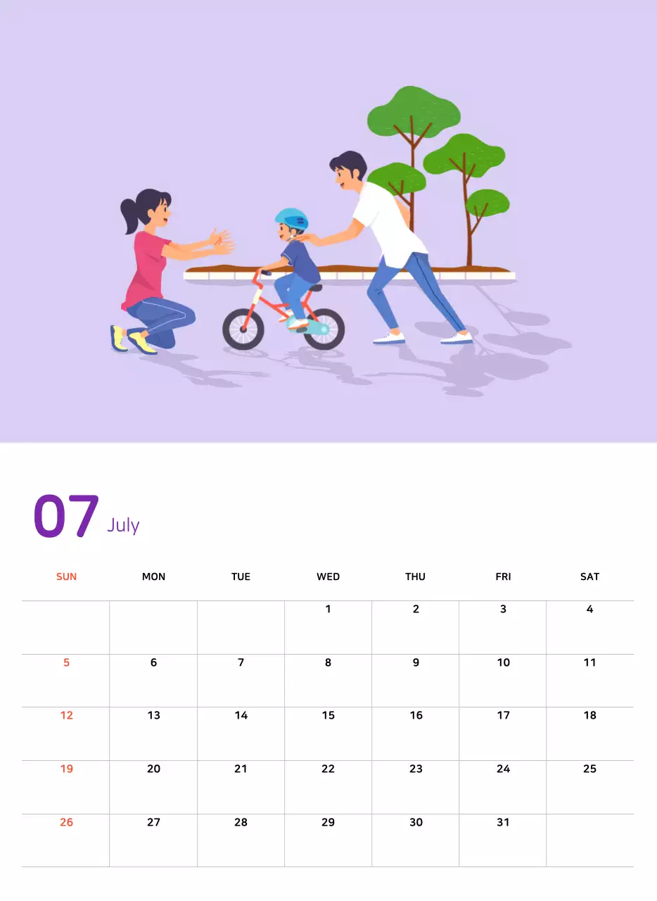 파스텔톤의 따뜻한 가족 컨셉