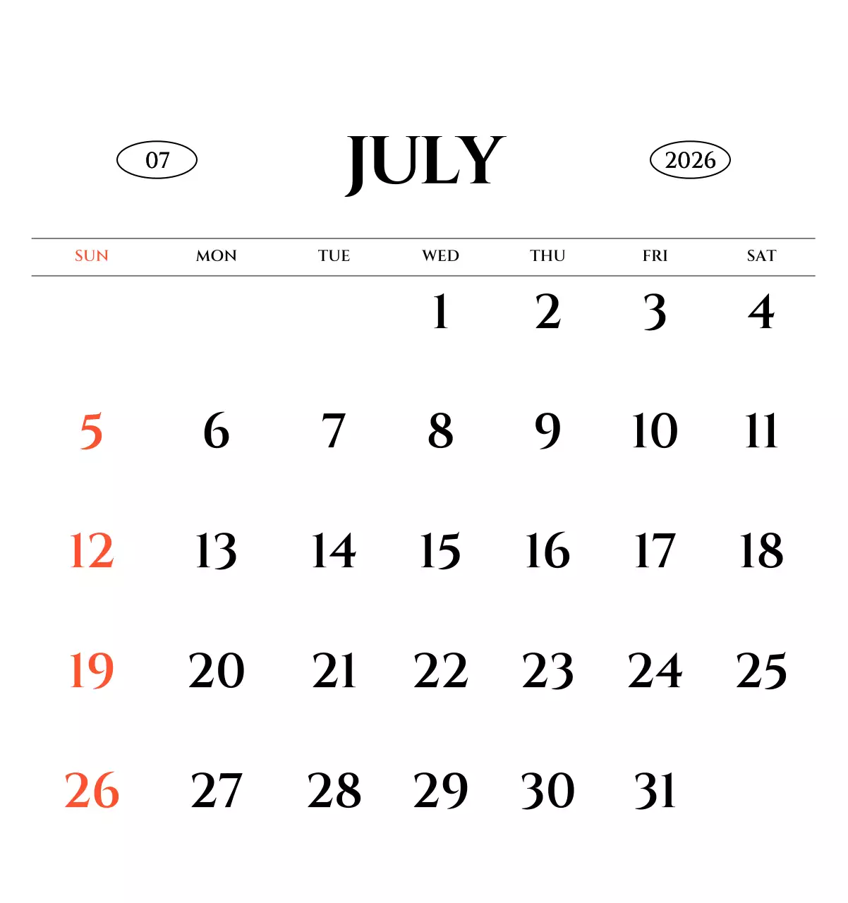 흑백 감성적인 여행 사진 컨셉의 심플한 스타일 벽걸이 달력