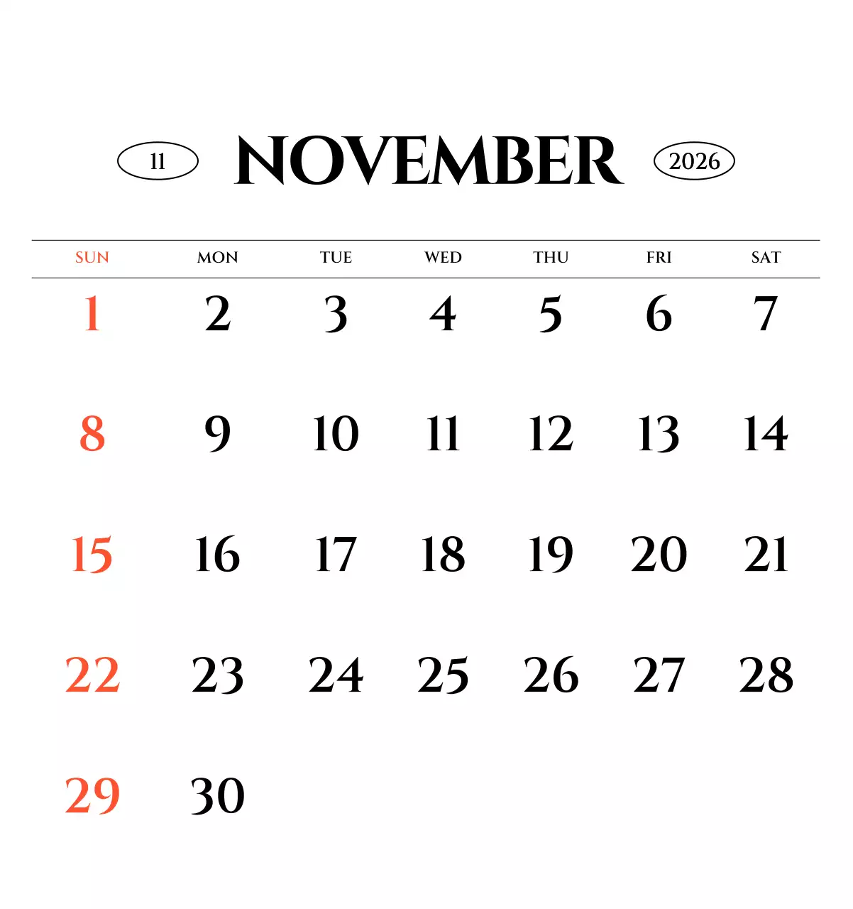 흑백 감성적인 여행 사진 컨셉의 심플한 스타일 벽걸이 달력