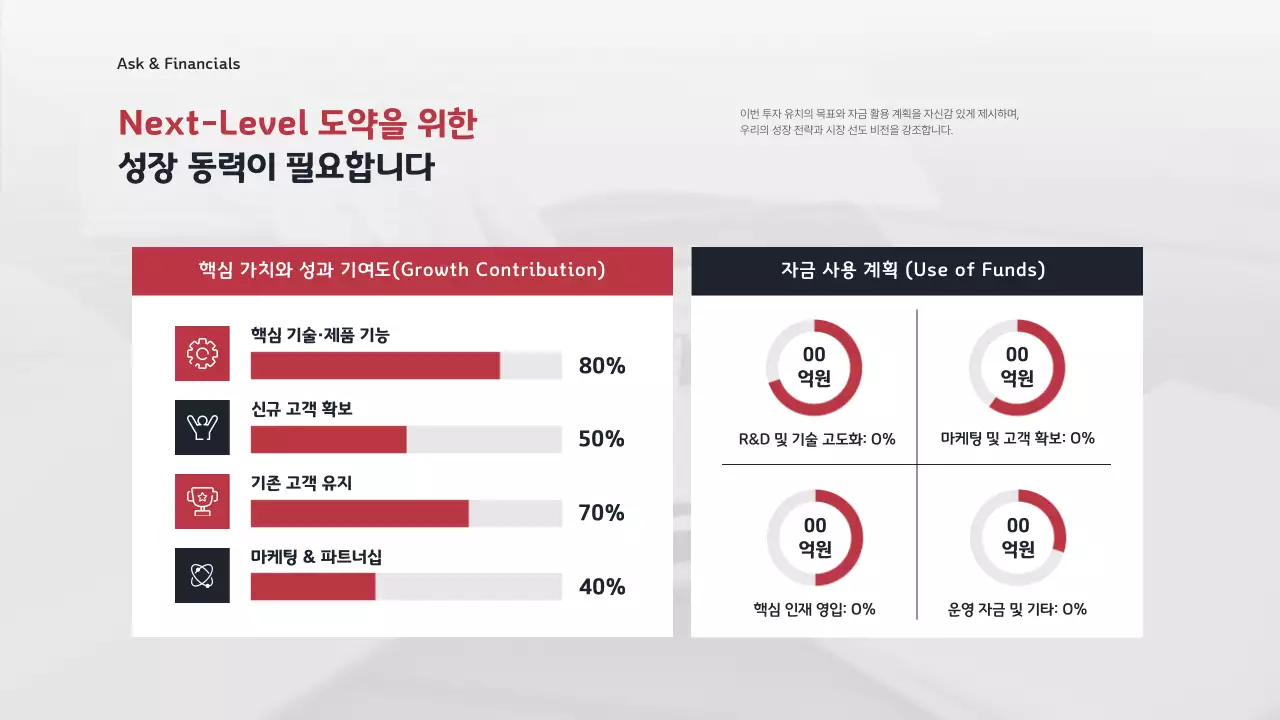 빨강 모던 교육 자료 안내