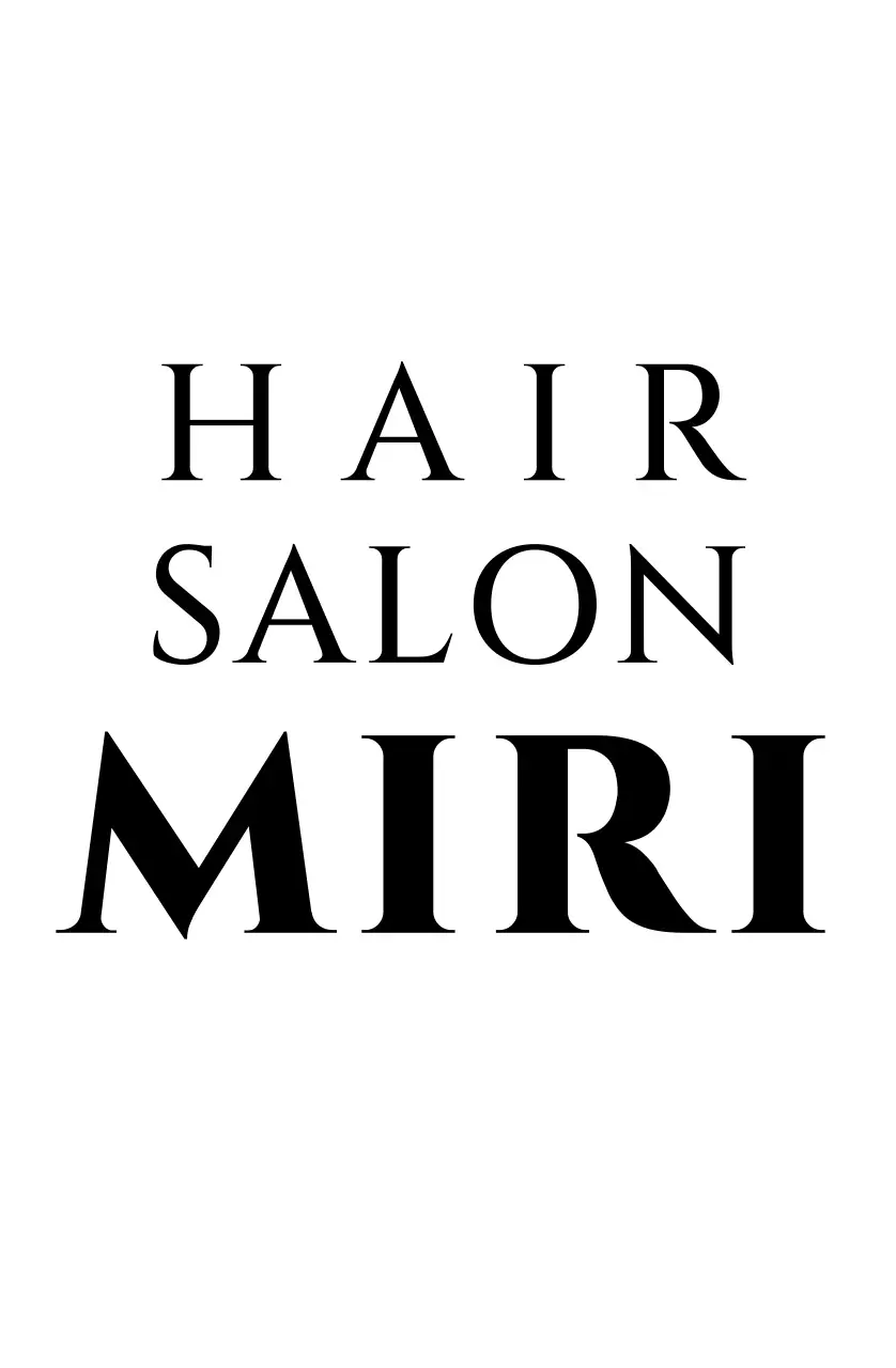黒 シンプル 美容室 ロゴ おしゃれ