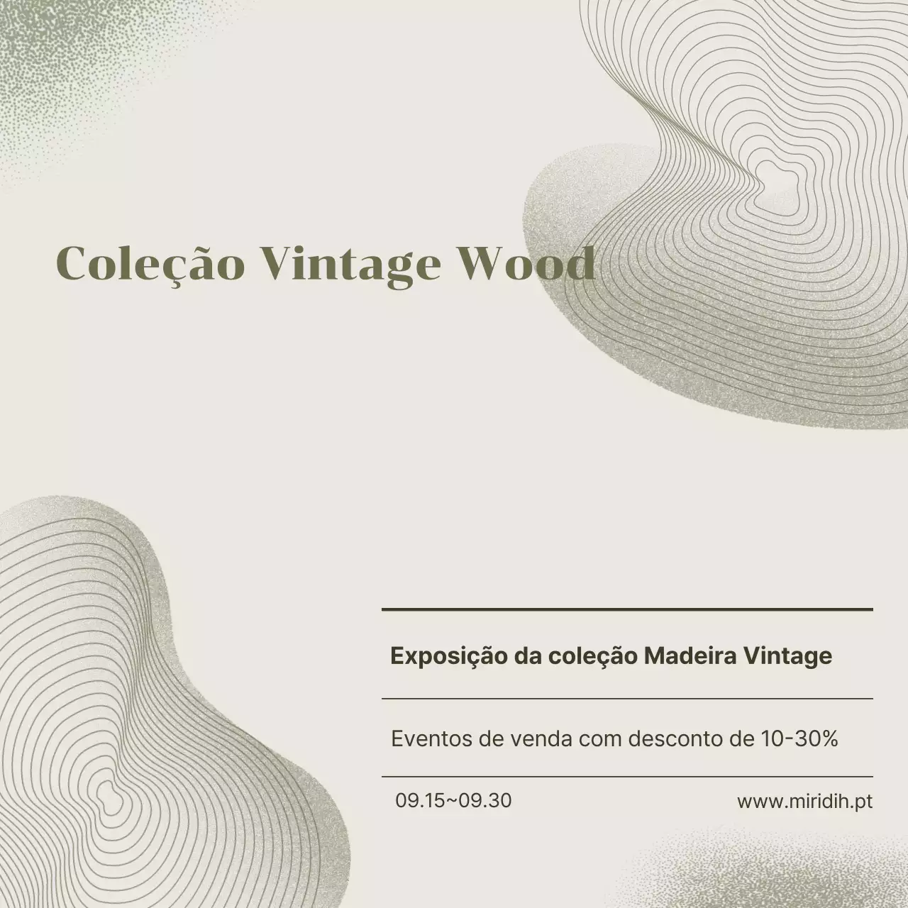 Promoção de madeira recuperada vintage bege