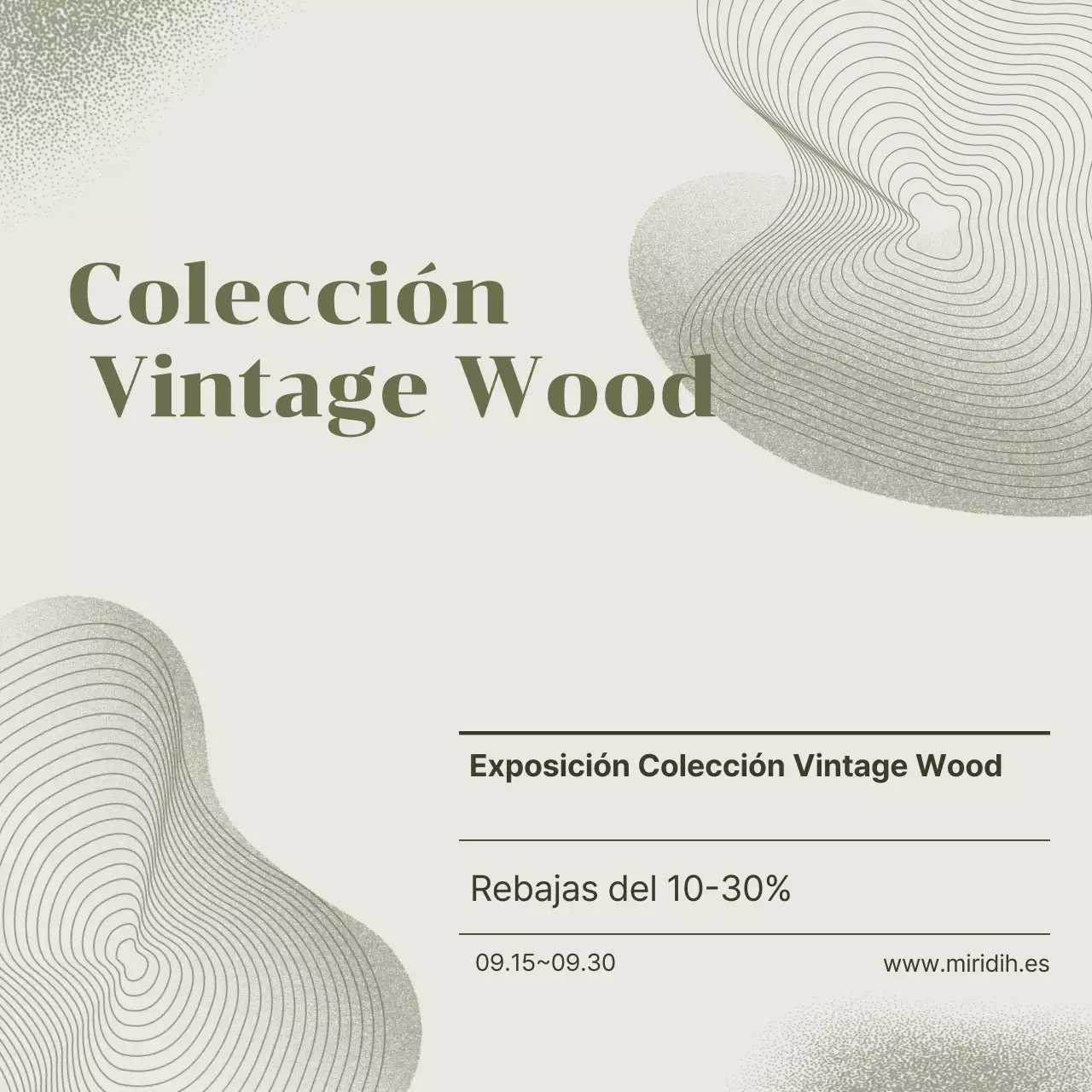 Venta de madera reciclada vintage beige