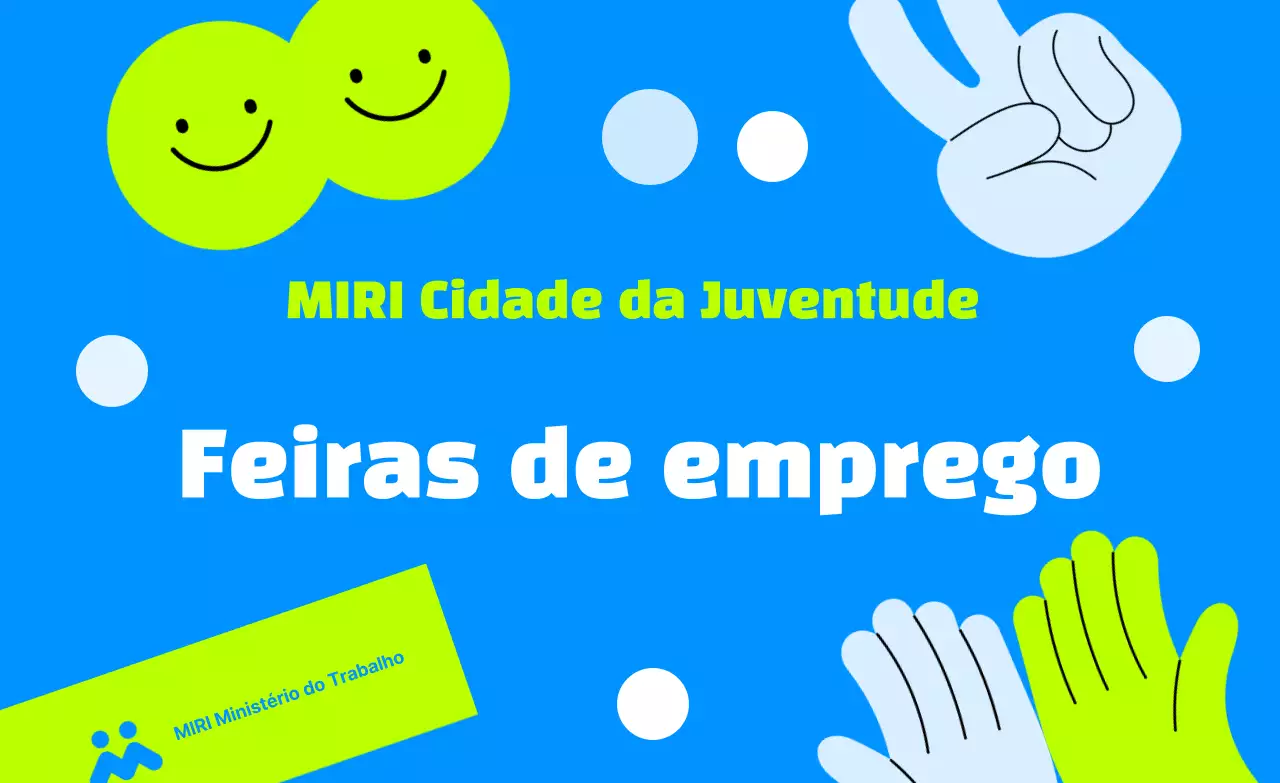 Evento da Feira de Empregos Sky Blue Pop