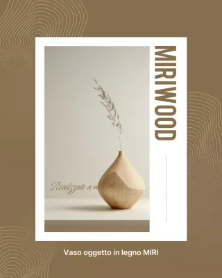 Presentazione di prodotti per interni minimalisti marroni