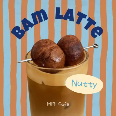 Iklan Minuman Retro Biru Langit