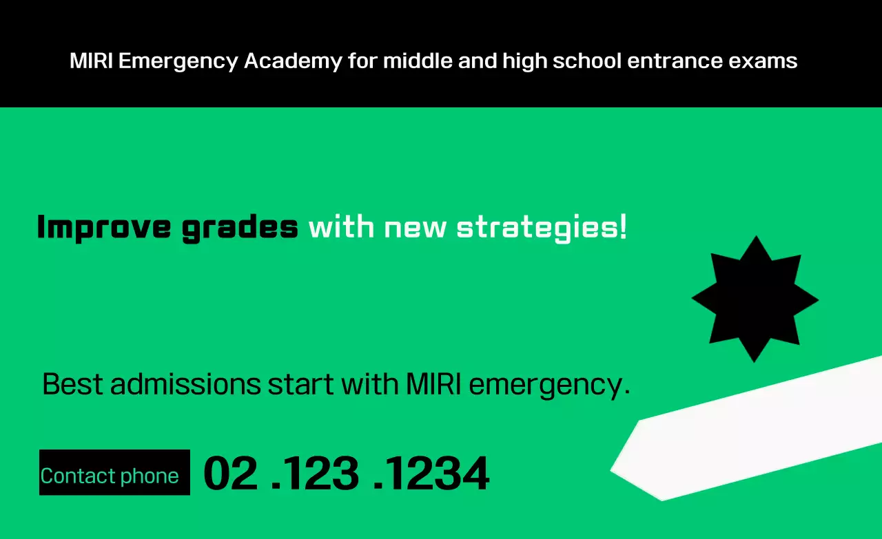 Green Highlight Academy Advertisement