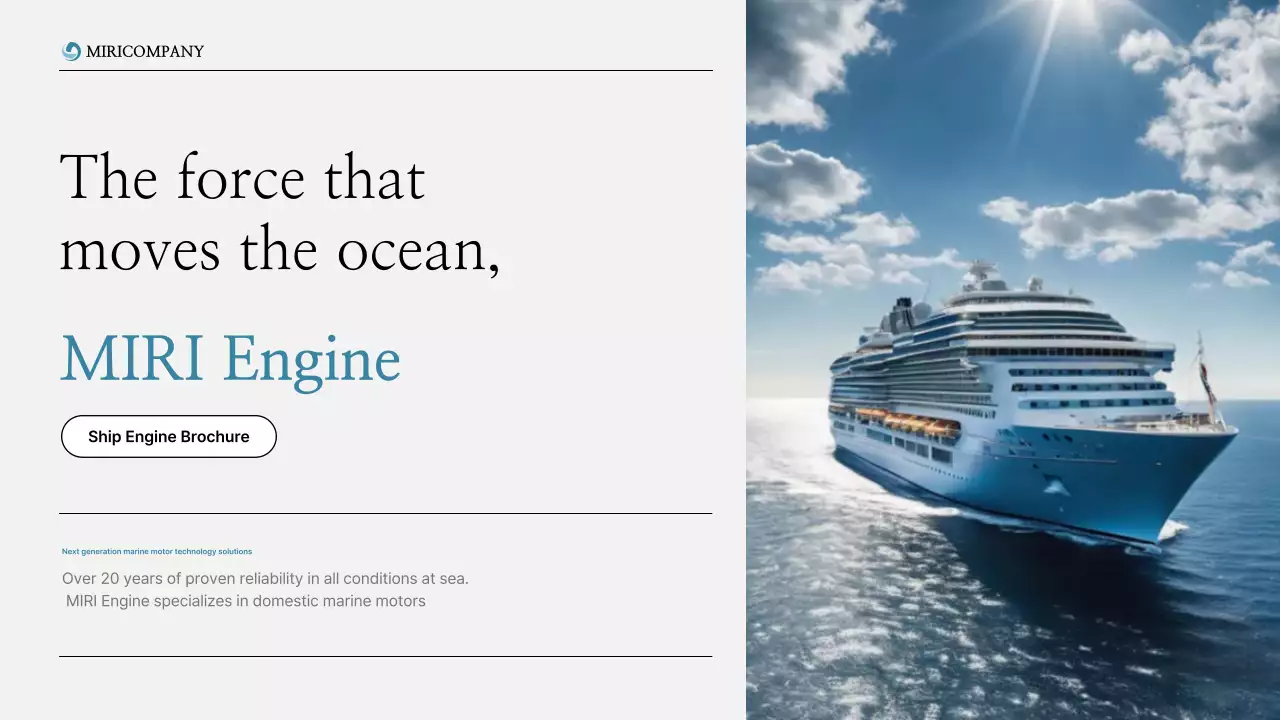 Quảng cáo sản phẩm công nghệ hàng hải hiện đại màu xanh