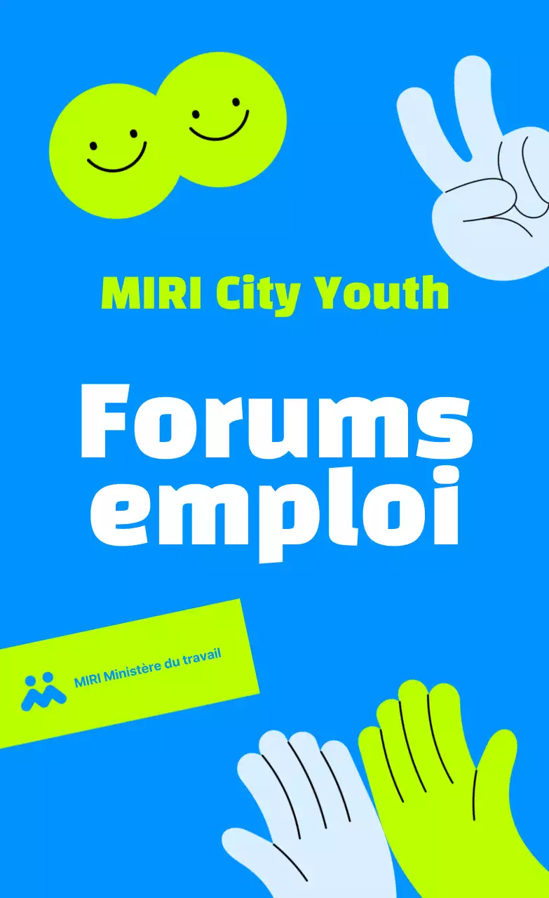 Recrutement au salon de l'emploi Blue Pop