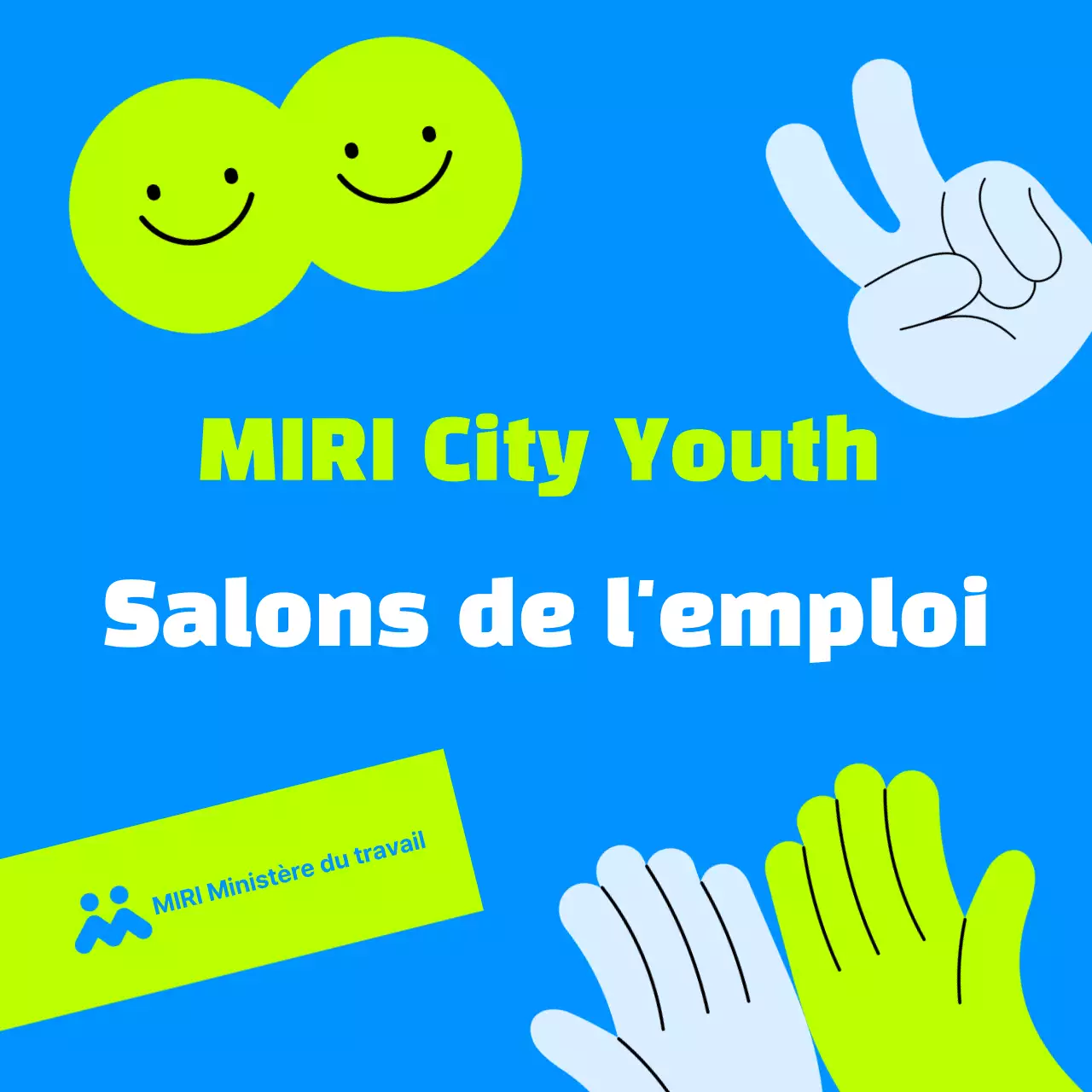 Recrutement Sky Blue Simple Recruitment