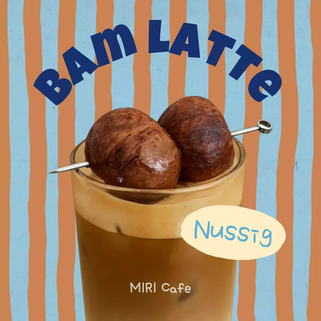 Himmelblaue Retro-Getränkeanzeige