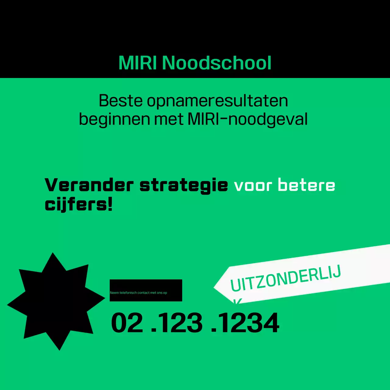 Groene, schone onderwijsreclamepromotie