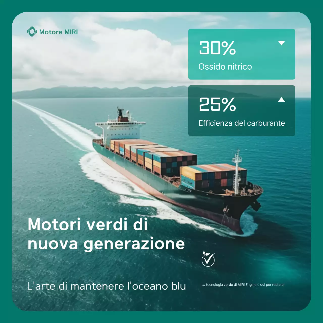 Pubblicità ecologica moderna e verde