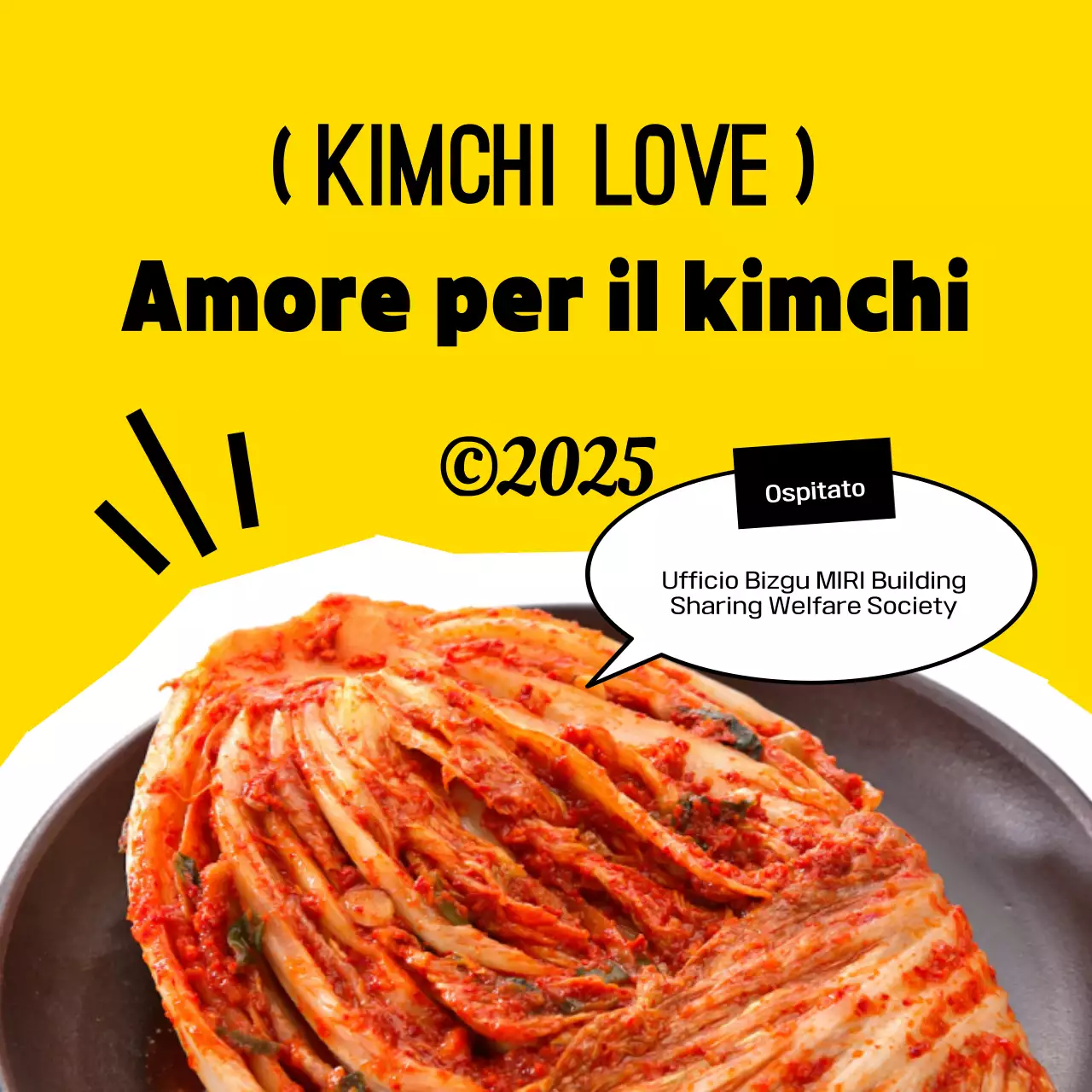 Evento tradizionale del kimchi giallo