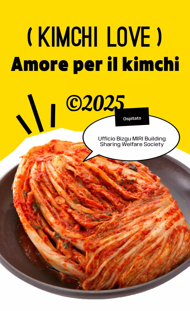 Evento Kimchi retrò giallo