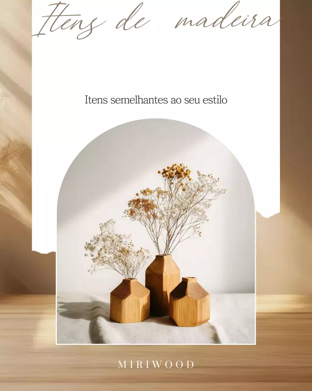 Anúncio de Interior Minimalista Bege