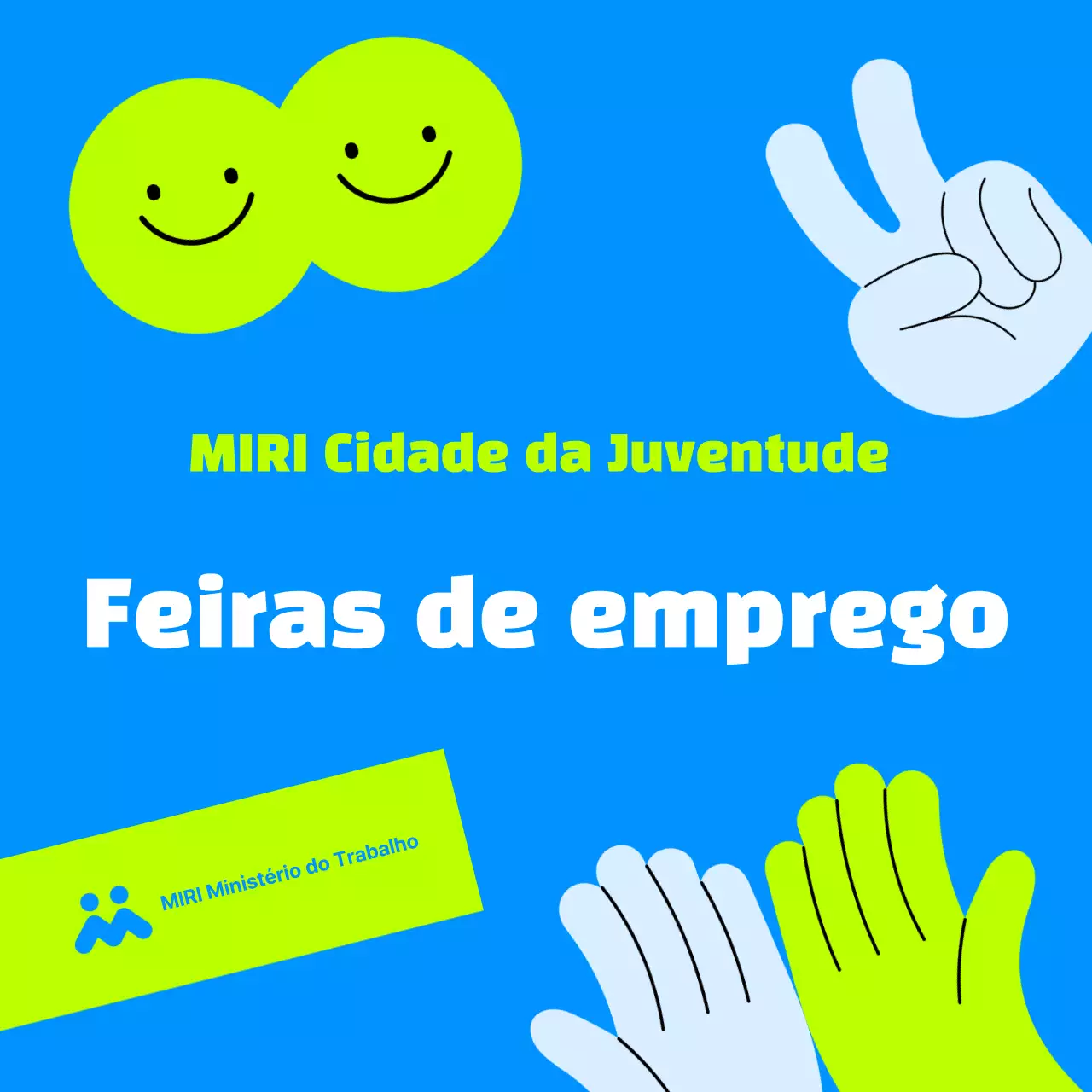 Sky Blue Simple Recruitment Recrutamento