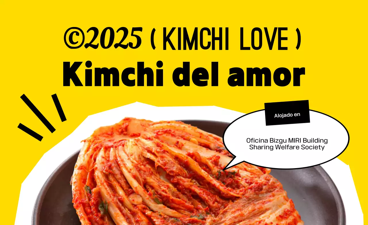 Evento tradicional de kimchi amarillo