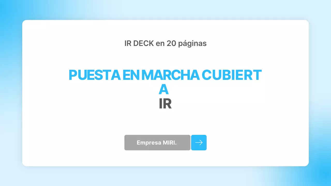 Planificación empresarial moderna en color azul cielo