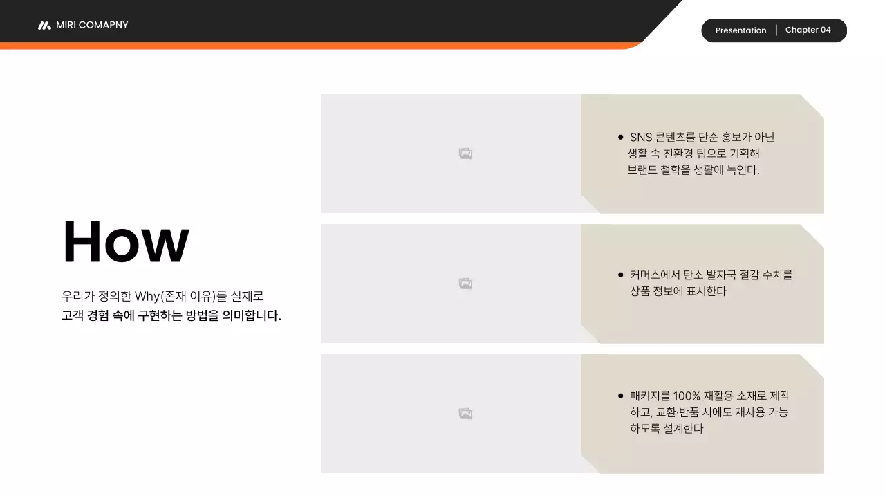 검정 모던 브랜드 전략 기획서