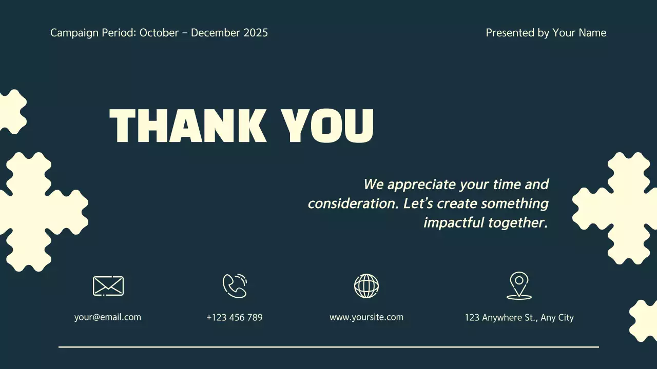 Navy Clean Bold Influencer Collaboration