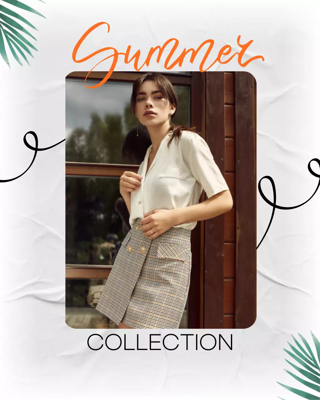 Simple summer collection apparel