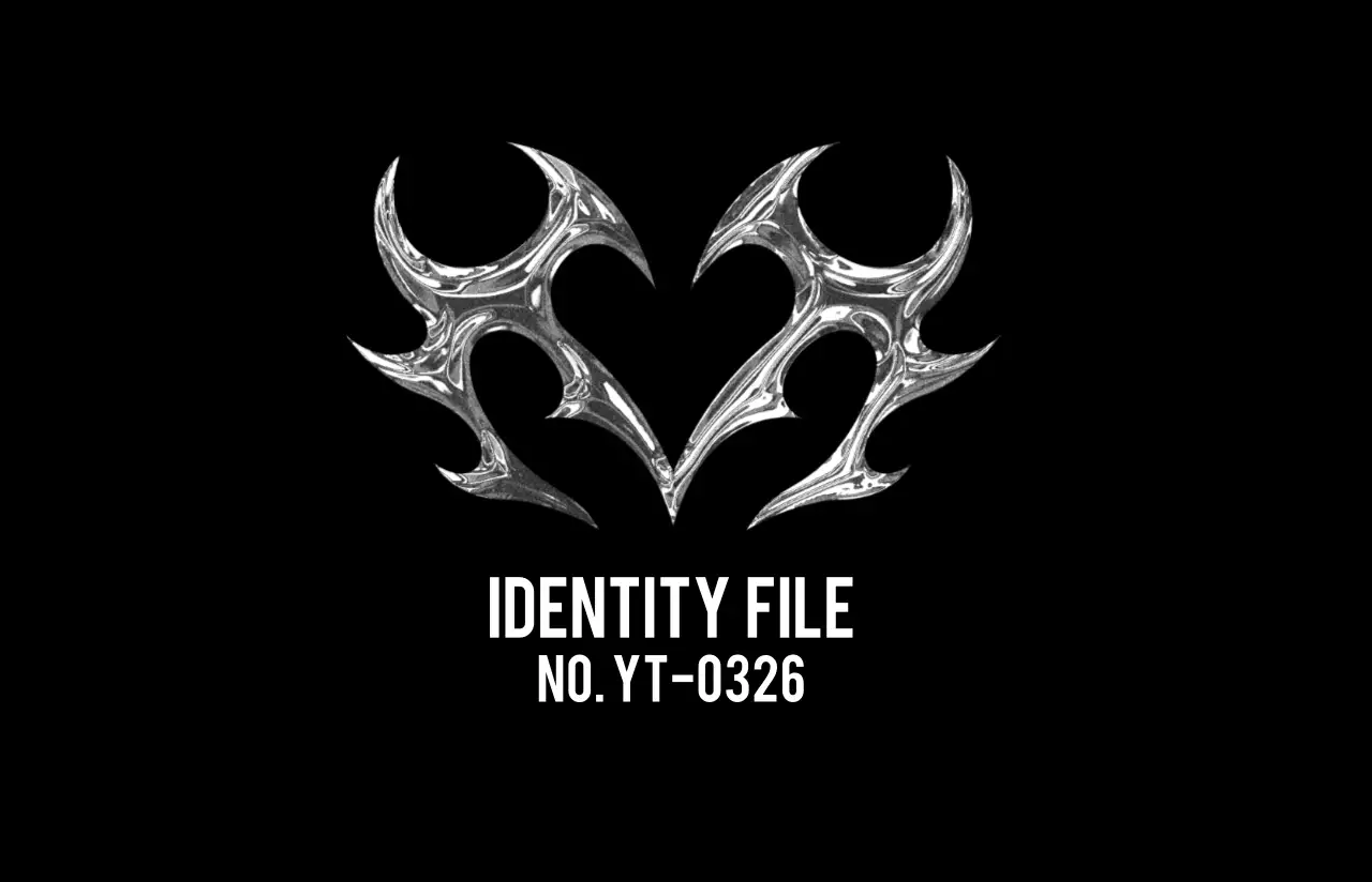 검정 심플 프로필 카드 굿즈