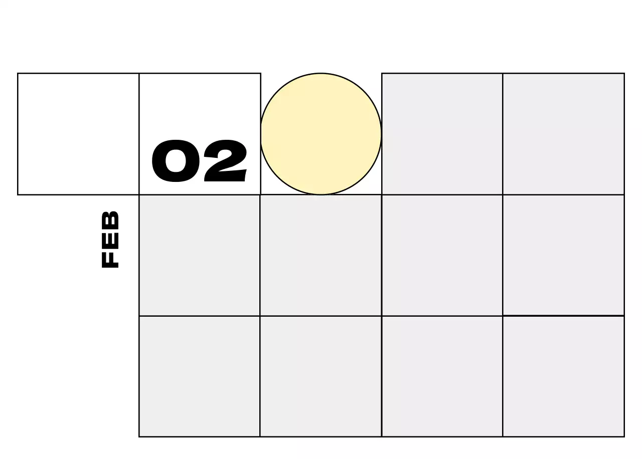 베이지 심플 달력 캘린더