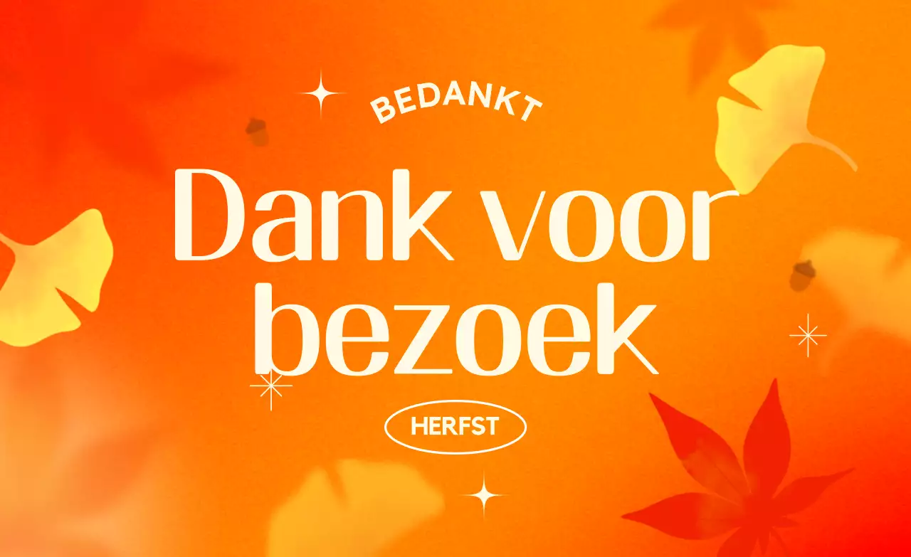 Dankbaarheid voor de herfst van Orange Pop