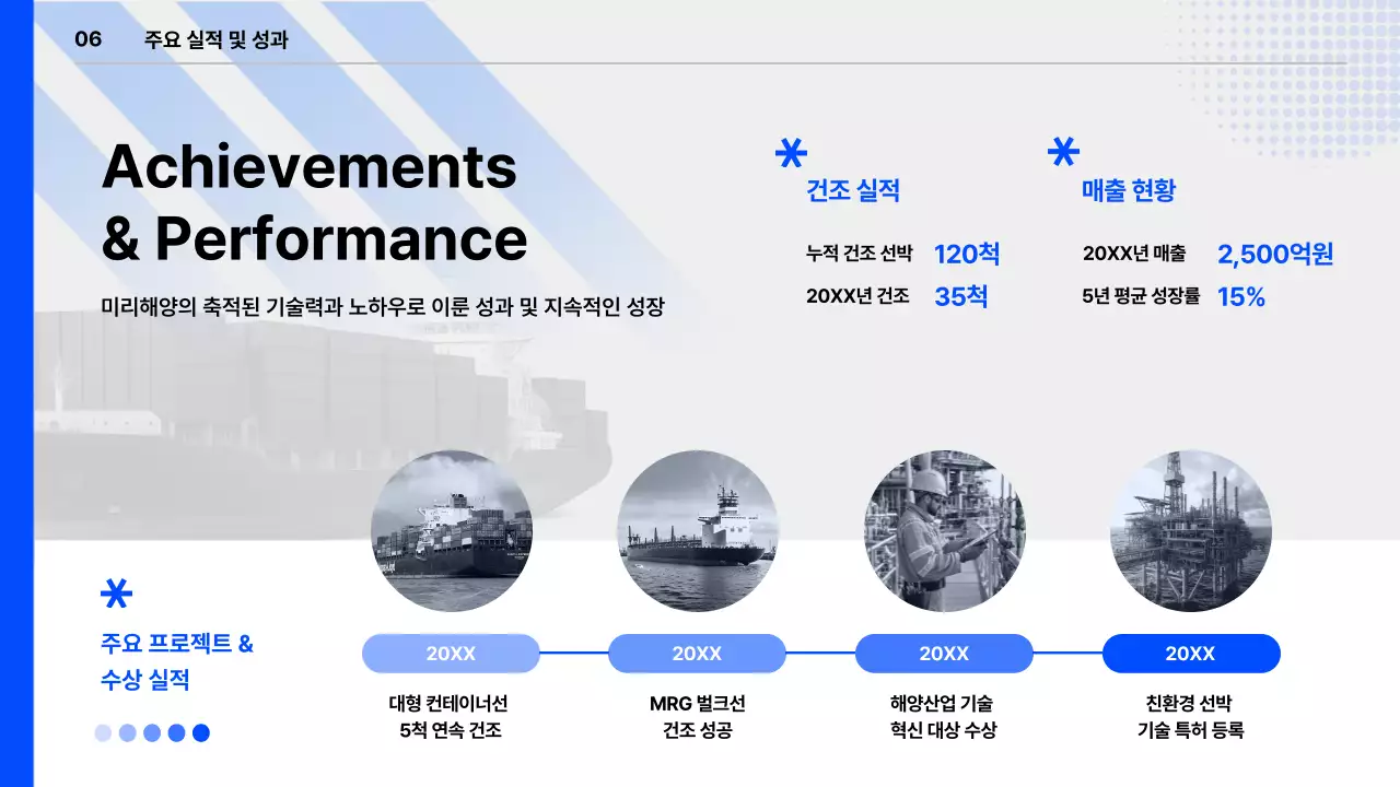 파랑 모던 해운 광고