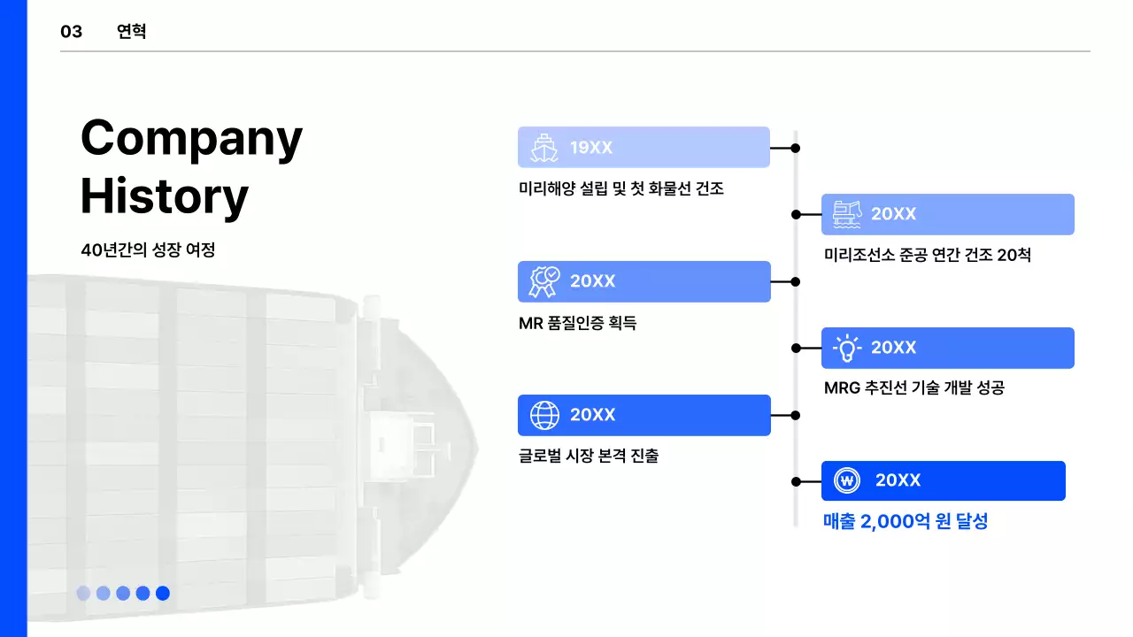 파랑 모던 해운 광고