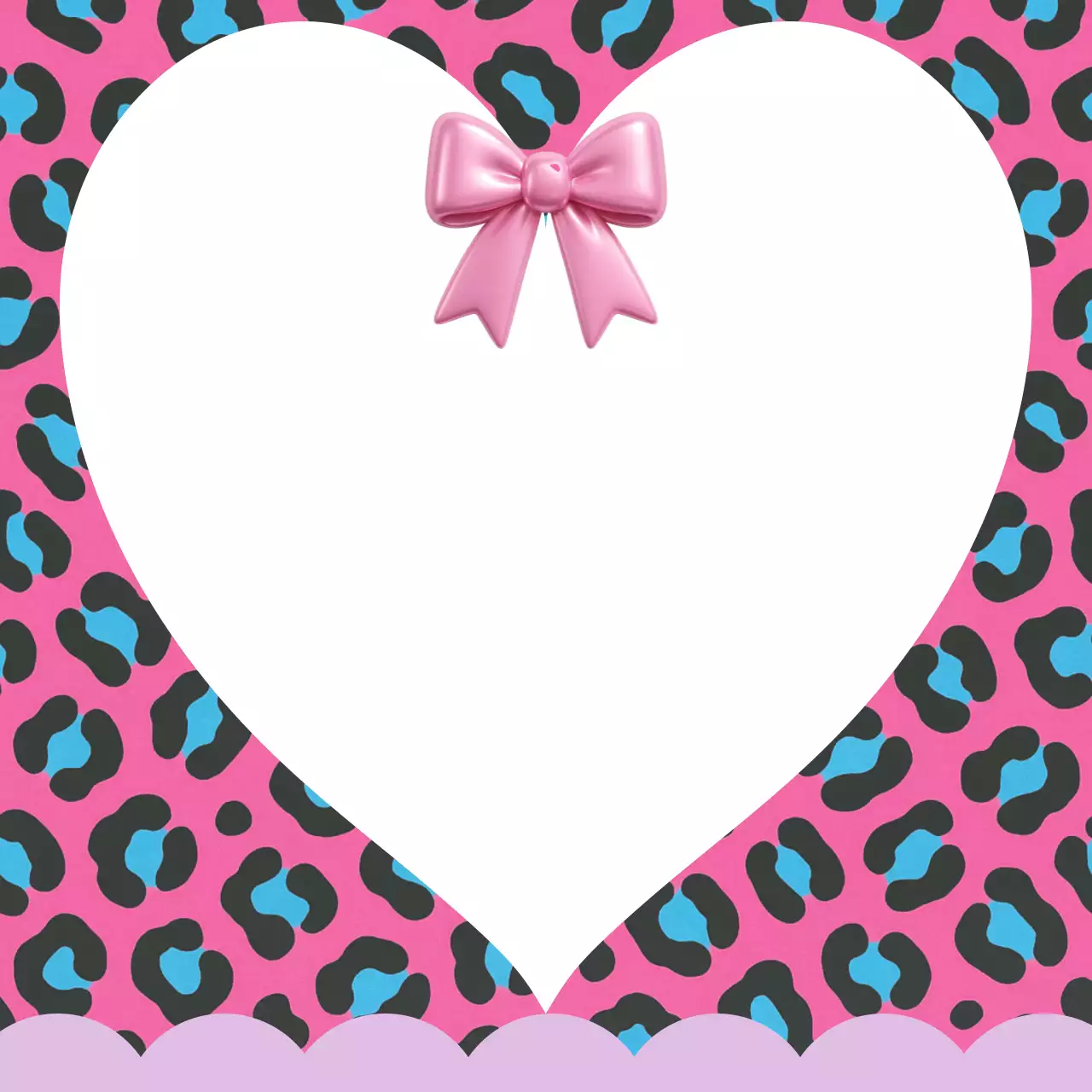 핑크 호피 일본 스타일 카드 메모지