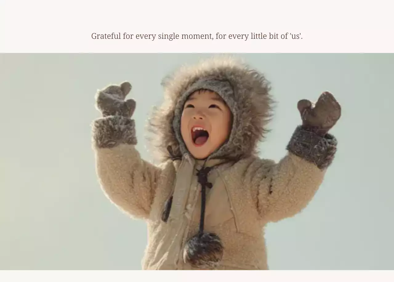 베이지 로맨틱 캘린더 기획