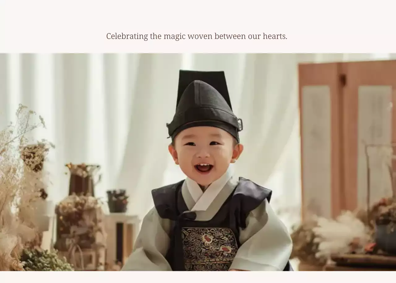 베이지 로맨틱 캘린더 기획