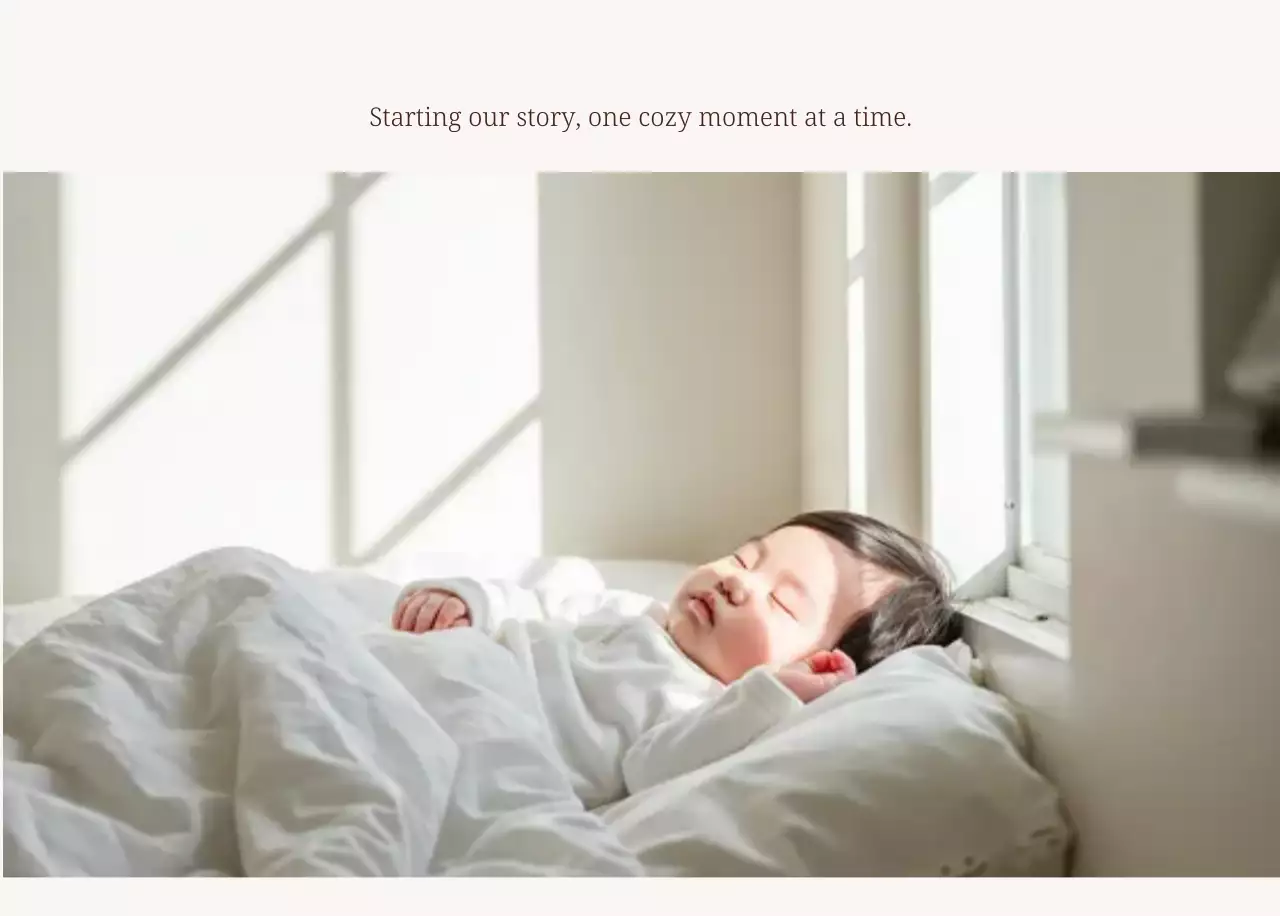 베이지 로맨틱 캘린더 기획