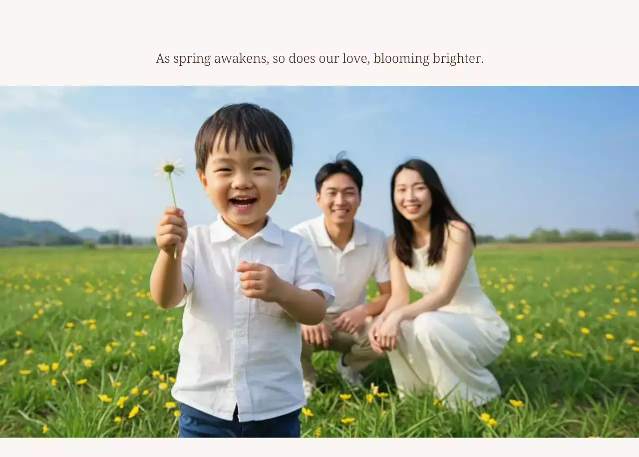 베이지 로맨틱 캘린더 기획