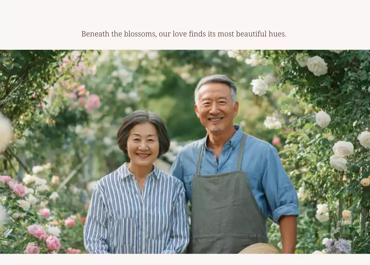 베이지 로맨틱 캘린더 기획