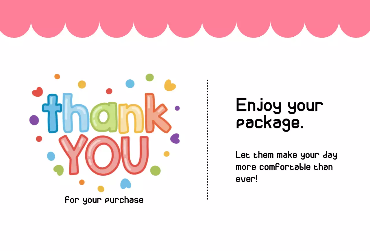 핑크 그린 귀여운 구매 카드