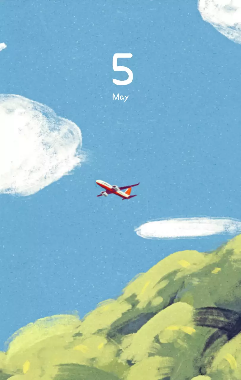 포근한 일러스트가 인상적인 귀여운 달력