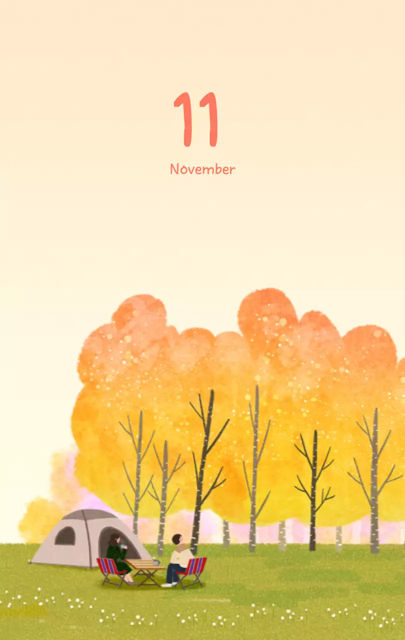 포근한 일러스트가 인상적인 귀여운 달력