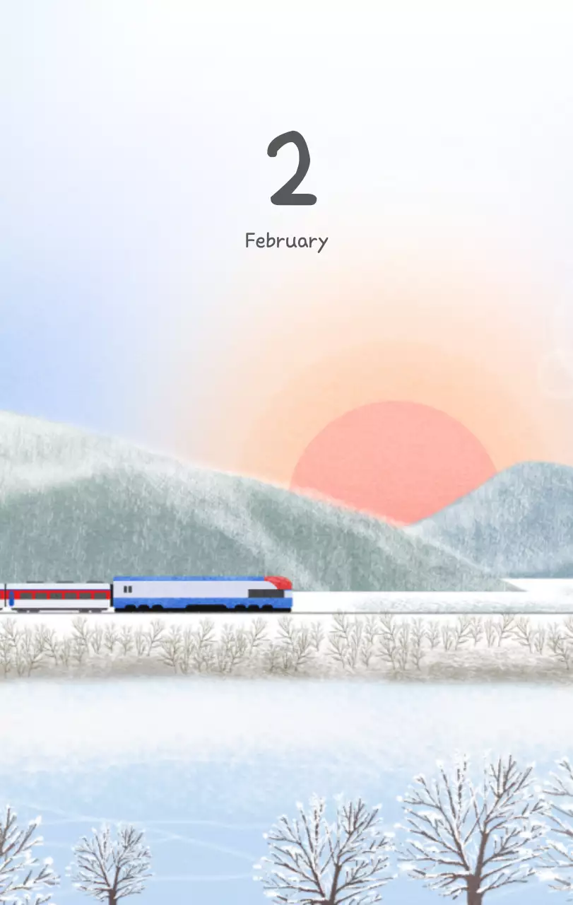 포근한 일러스트가 인상적인 귀여운 달력