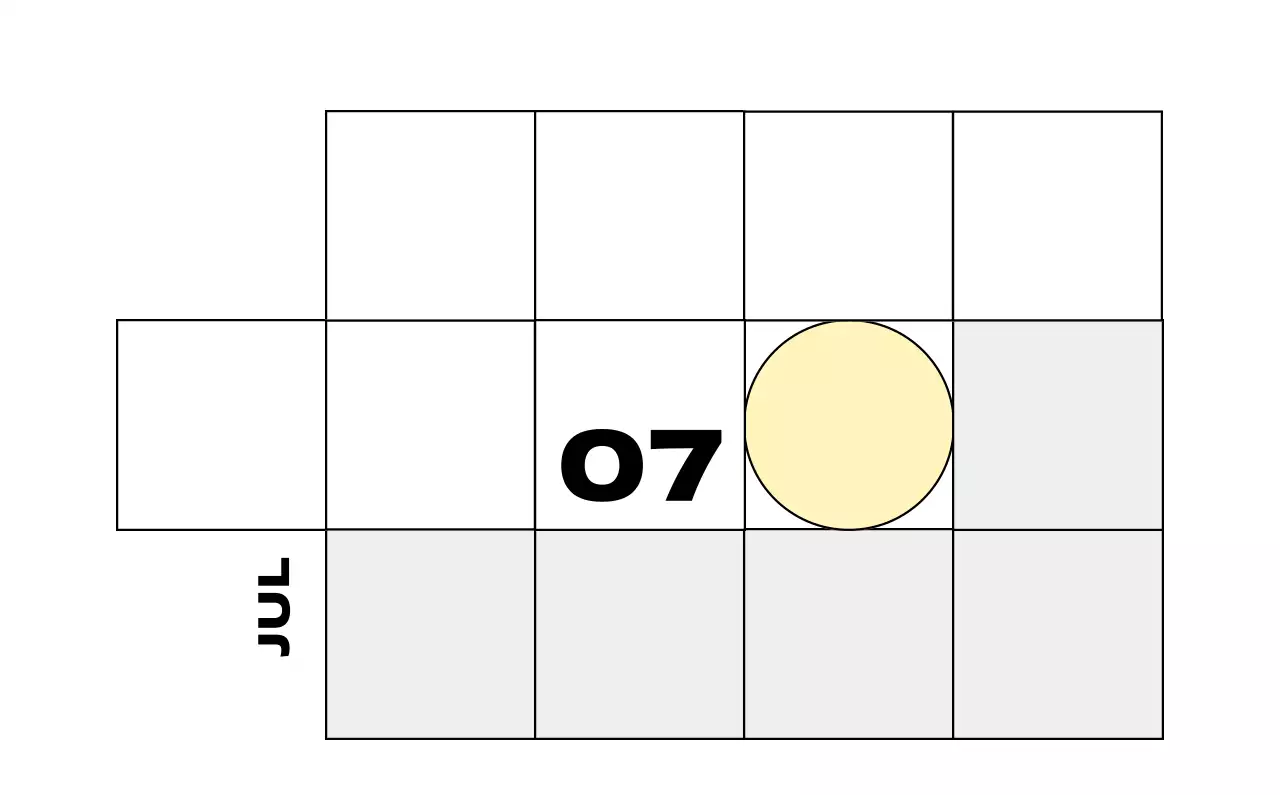 베이지 심플 달력 캘린더