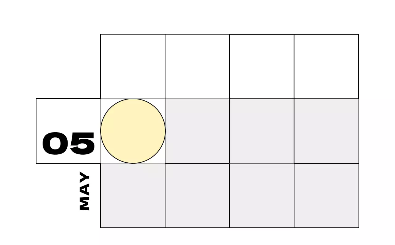 베이지 심플 달력 캘린더